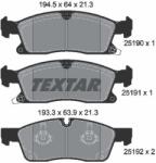 TEXTAR Fékbetét készlet TEXTAR 2519001 for JEEP, CHRYSLER (2519001)