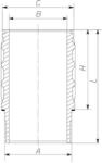 MAHLE hengerpersely MAHLE 061 LW 00101 001 for SCANIA (061 LW 00101 001)