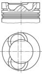MAHLE dugattyú MAHLE 209 72 00 for RENAULT (209 72 00)