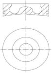 MAHLE dugattyú MAHLE 061 PI 00110 000 for SCANIA (061 PI 00110 000)