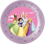 Procos Disney Hercegnők Create Your World micro prémium műanyag lapostányér 4 db-os szett 21 cm (PNN97265)