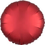  Piros Dark Red kör fólia lufi 43 cm (DPA9914134) - eking