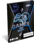 Lizzy Card Gamer tűzött füzet A/5, 32 lap vonalas 2. osztály (16-32), Lizzysuli, Esport Gamer on Duty (LIZ-7500168008) - mesescuccok