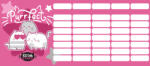 Lizzy Card Cicás órarend mini 77x178mm, kétoldalas, Lizzysuli, Kittok Stars Purrfect (LIZ-7740001002)