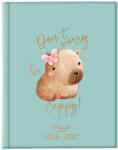 Lizzy Card Plan All diák tervező, A/6, mini, heti, 2026. aug. -2027. jún. , Perfect, Don't worry be cappy! (LIZ-7540208006) - mesescuccok