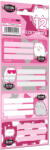 Lizzy Card Cicás füzetcímke 12 db-os, Lizzysuli, Kittok Stars Purrfect (LIZ-7730001002) - officetrade