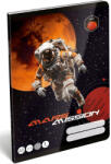 Lizzy Card Űrhajós tűzött füzet A/5, 32 lap vonalas 2. osztály (16-32), Lizzysuli, Mars Mission (LIZ-7500168006) - officetrade
