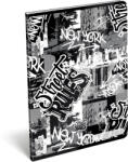 Lizzy Card Street Rules tűzött füzet A/4, 32 lap vonalas, Lizzysuli (LIZ-7500164004) - officetrade