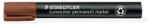 STAEDTLER Alkoholos marker, 2-5 mm, vágott, STAEDTLER "Lumocolor 350", barna (350-7)