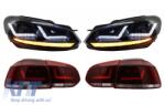 OSRAM Xenon fényszórók VW Golf 6 VI 08-12 modellekhez - LEDriving hátsó lámpa, dinamikus fény (COLEDTL102BK)