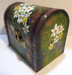  Cufar unicat Narcise, 16x11x13 cm pictat manual