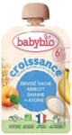 Babybio Био мус от краве мляко Babybio - Кайсия, банан и овес, 6 м+, 100 g (3288131541020) - baby