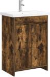 vidaXL Set de mobilier pentru baie Stejar fumuriu 81 x 40 x 84, 5 cm GartenMobel Dekor (3404286)