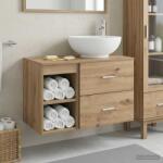 vidaXL Set de mobilier pentru baie 2 pcs Stejar Artizanal GartenMobel Dekor (3403919)