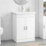 vidaXL Set de mobilier pentru baie Alb 61 x 40 x 84, 5 cm GartenMobel Dekor (3404350)
