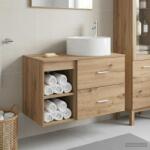 vidaXL Set de mobilier pentru baie 2 pcs Stejar Artizanal GartenMobel Dekor (3403935)
