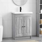 vidaXL Set de mobilier pentru baie Sonoma gri 56 x 37, 5 x 81 cm GartenMobel Dekor (3404170)