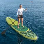 vidaXL SUP дъска с седалка 2 в 1 POSEIDON 335 x 76 x 15 см Зелено за (42039130)