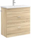 vidaXL Set de mobilier pentru baie Stejar Sonoma 81 x 40 x 84, 5 cm GartenMobel Dekor (3404376)