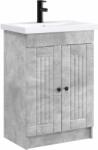 vidaXL Set de mobilier pentru baie Gri Beton 78, 5 x 37, 5 x 81 cm GartenMobel Dekor (3404197)