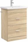 vidaXL Set de mobilier pentru baie Stejar Sonoma 61 x 40 x 84, 5 cm GartenMobel Dekor (3404368)