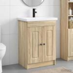 vidaXL Set de mobilier pentru baie Stejar Sonoma 78, 5 x 37, 5 x 81 cm GartenMobel Dekor (3404176)