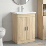 vidaXL Set de mobilier pentru baie Stejar Sonoma 61 x 40 x 84, 5 cm GartenMobel Dekor (3404352)