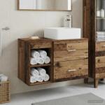 vidaXL Set de mobilier pentru baie 2 pcs Lemn vechi Lemn prelucrat GartenMobel Dekor (3403902)