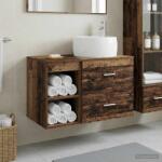 vidaXL Set de mobilier pentru baie 2 pcs Lemn vechi Lemn prelucrat GartenMobel Dekor (3403926)