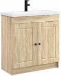 vidaXL Set de mobilier pentru baie Stejar Sonoma 78, 5 x 37, 5 x 81 cm GartenMobel Dekor (3404136)