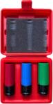 Würth Set 3 chei tubulare de impact WURTH, prindere 1/2'' - 17mm, 19mm, 21mm (071413030) Burghiu