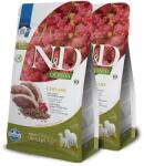 N&D Quinoa Medium & Maxi Urinary duck & cranberry 2x7 kg