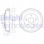 Delphi Fékdob BF609/DEL