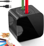 Bedee Automatikus ceruzahegyező Elektromos Átlátszó Usb biztonságos tartály (Elektryczna Temperówka Na USB)