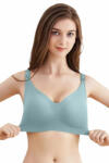 Linovit Store Sutien Alăptat fără Cusături și fără Întărituri - Albastru Pastel - Albastru Pastel, L (B4L)