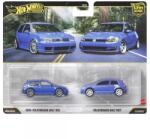 Mattel Hot Wheels: 2004 Volkswagen Gold R32 és Volkswagen Golf MK7 deluxe kisautó - 2 db-os (JHW49) - jateknet