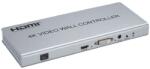 PremiumCord HDMI 1 bemenet - 4 kimenet, Video Wall vezérlő (khvid-05)