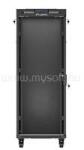 Lanberg 19" szabadon álló rack szekrény 32U/600X1000 üvegajtó, lapraszerelt, LCD kijelző, fekete (FF01-6032-12BL) (FF01-6032-12BL)