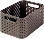 Keter Style S Méretú Rattan Kosár, 6L, Sötétbarna