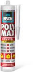 BISON Poly Max kristálytiszta tömítő, SM polymer ragasztó, 300g (B25015)