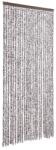 vidaXL barna és bézs zsenília rovarfüggöny 100 x 230 cm 2.45 kg (377374VidaXL)