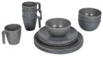Bo-Camp Tableware 100% Melamine Stone edénykészlet szürke