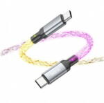 hoco. Cablu Date si Incarcare Hoco USB-C - USB-C U112 60W 1m Gri