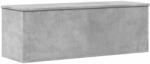 vidaXL betonszürke szerelt fa tárolóláda 102 x 35 x 35 cm 17.2 kg (840691)