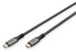 ASSMANN Cablu de date si incarcare Digitus USB 4.0 Type-C, 1m (Negru) (DB-300443-010-S)
