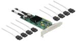 Delock 8 portos SATA PCI Express x8 Kártya kapcsolódó kábellel (90061) - pepita