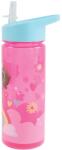S-Cool Sticla apa plastic cu pai S-COOL SC3402, 600 ml, Motiv happy rainbow (SC3402)