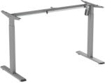 LogiLink Elektromosan állítható ülő-álló asztalkeret, 1 motor, 710-1190 mm, szürke (EO0052G)
