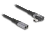 Delock Cablu de date Delock 81148, USB-C male - USB-C female, 2m, Black (81148)