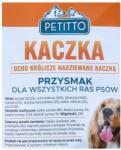 PETITTO Rabbit ear stuffed with duck - dog treat - 500 g